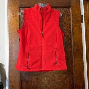 Lands End size small red vest
